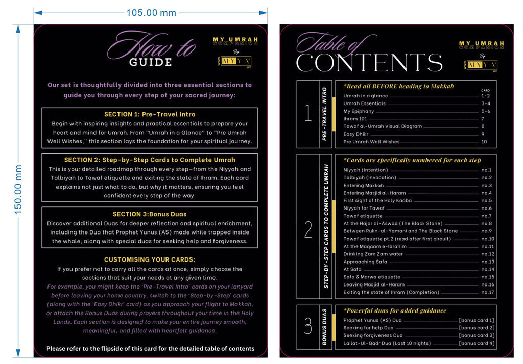 How the Umrah Companion Cards Were Created - 2/5
